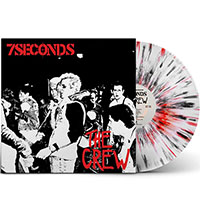 7 Seconds- The Crew LP (Deluxe Edition With 20 Page Booklet, White With Black & Red Splatter Vinyl)