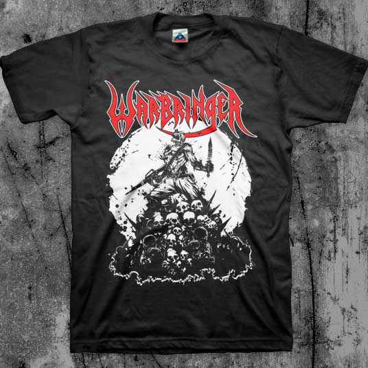 Warbringer- Pile Of Skulls on front, Endless Killing on back on a black shirt