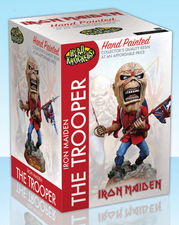 Iron Maiden- The Trooper 8" Hand Painted Resin Head Knocker