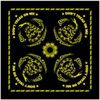 Don't Tread On Me (Black) Bandana by Rothco