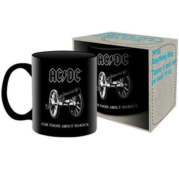 Coffee Cup Original Design Rock AC/DC Black Ice Coffee Boxed Mug 
