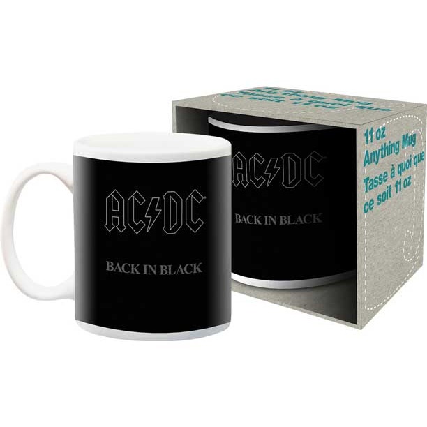AC/DC- Back In Black coffee mug (White Mug)