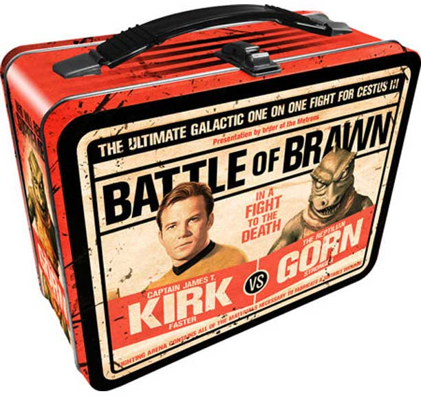 Star Trek- Kirk Vs Gorn tin fun box