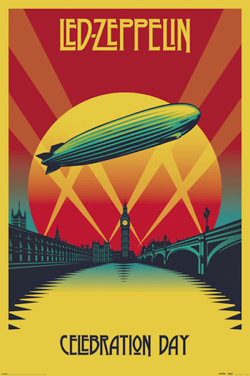 Led Zeppelin- Celebration Day poster