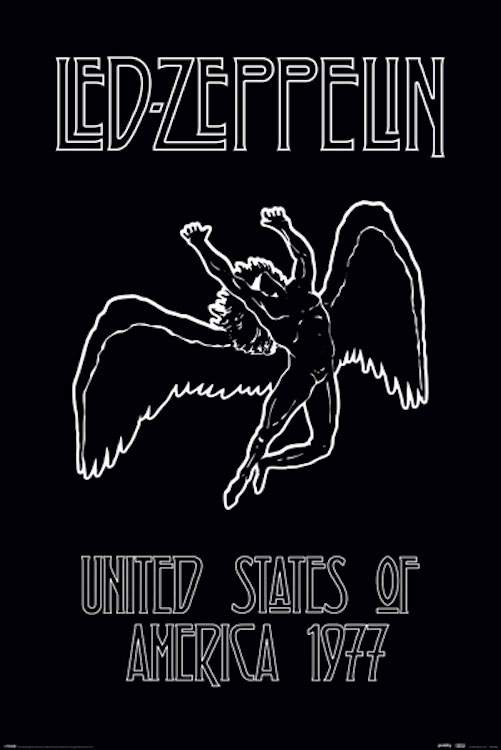 Led Zeppelin- USA 1977 Icarus poster