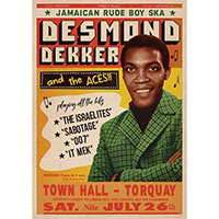 Desmond Dekker- Jamaican Rude Boy Ska poster