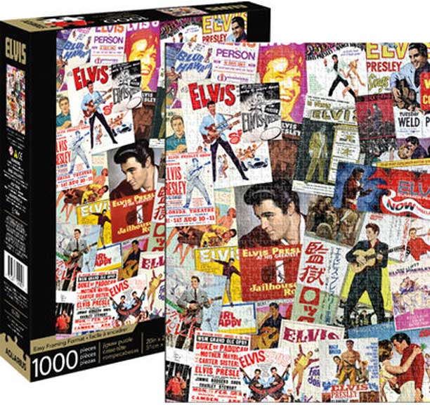 Elvis Presley- Movie Collage 1000 Piece Puzzle