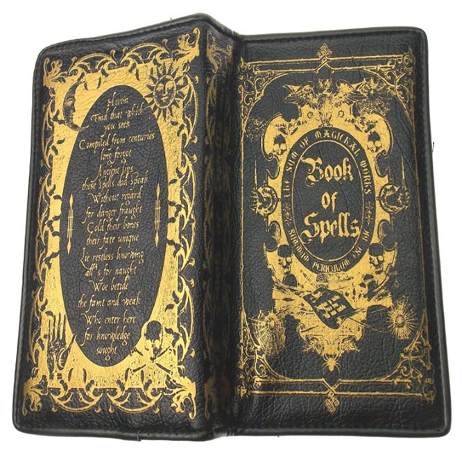 Book of Spells Book Clutch Wallet by Comeco 