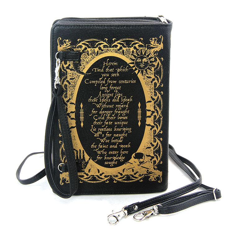 Sleepyville Book of Spells Clutch Bag by Comeco