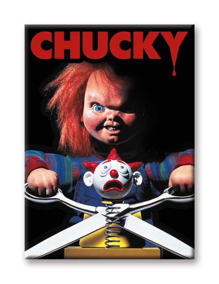 Childs Play- Chucky With Scissors magnet