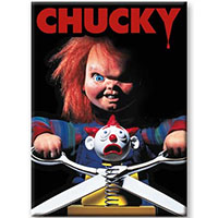 Childs Play- Chucky With Scissors magnet