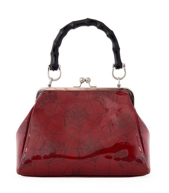 Killian Spider Handbag by Banned Apparel - in red
