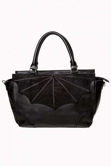 Black Widow Bat Wing Bag by Banned Apparel