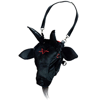 Goathead Baphomet Plush Purse Bag by Kreepsville 666 