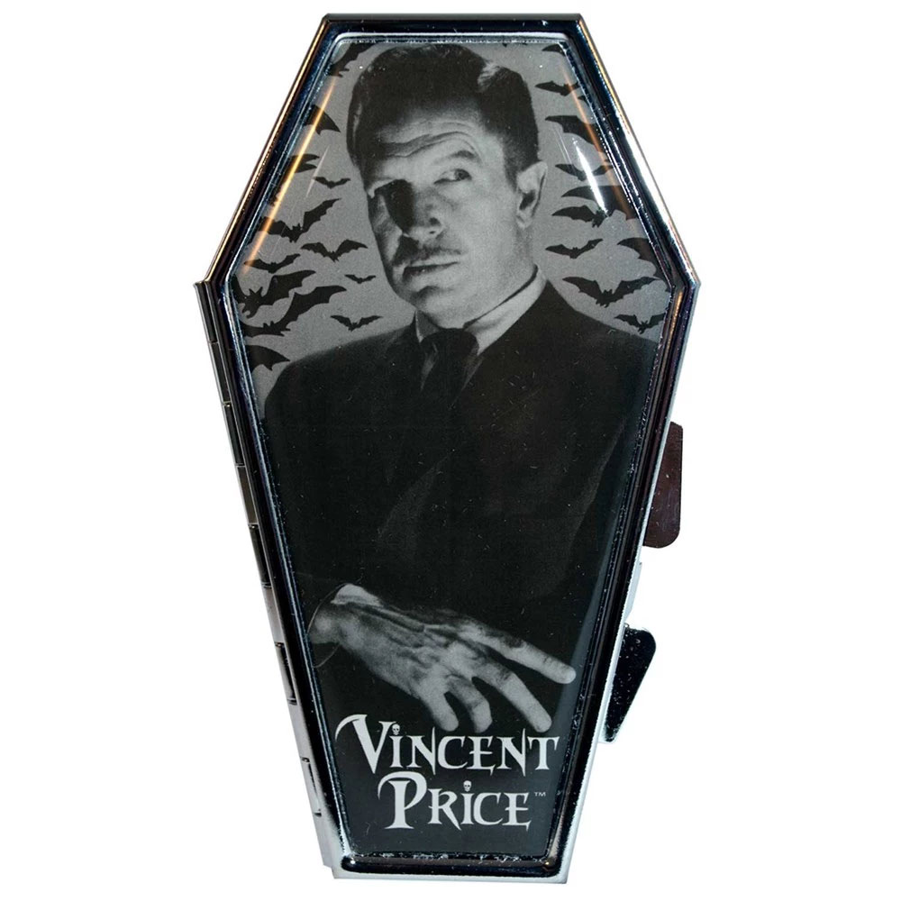 Vincent Price Coffin Compact / Mirror by Kreepsville 666
