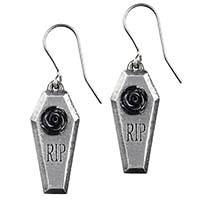 RIP Rose Dangle Earrings by Alchemy England 1977