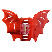 Bat Hair Claw Clip by Kreepsville 666 - Red