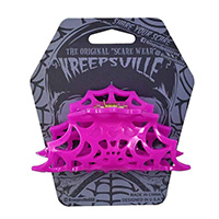 Spiderweb Hair Claw Clip by Kreepsville 666 - Pink