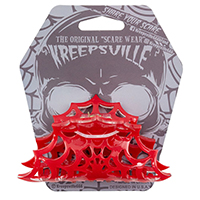 Spiderweb Hair Claw Clip by Kreepsville 666 - Red