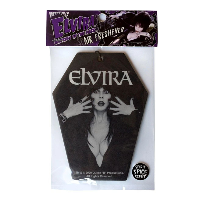 Elvira Classic Cofin Air Freshener by Kreepsville 666