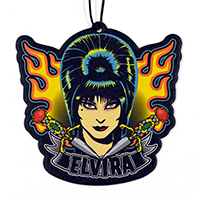 Elvira Tattoo Flames & Daggers Air Freshener by Kreepsville 666