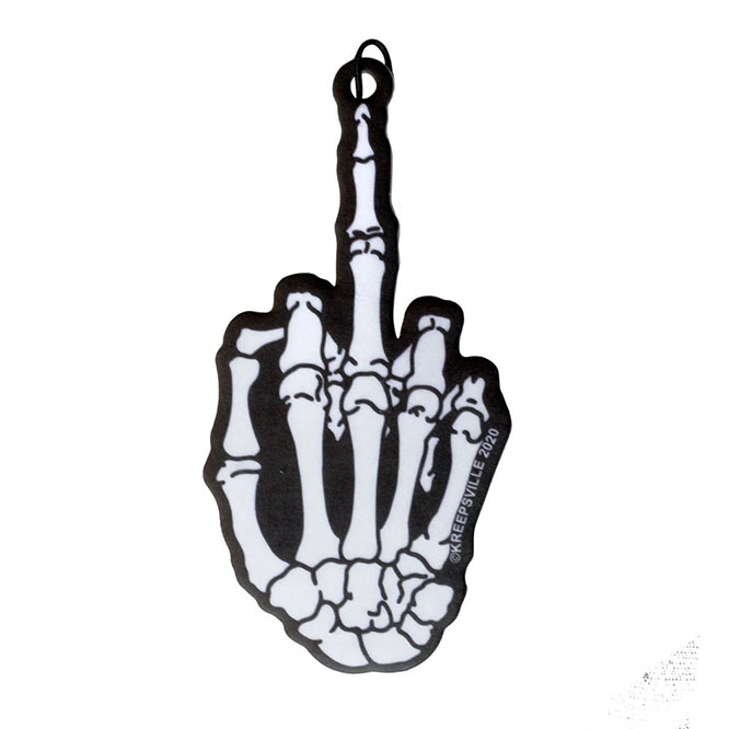 Middle Finger Air Freshener by Kreepsville 666