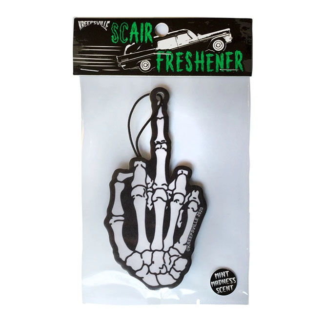 Middle Finger Air Freshener by Kreepsville 666