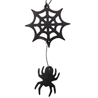 Spiderweb & Spider Air Freshener by Kreepsville 666