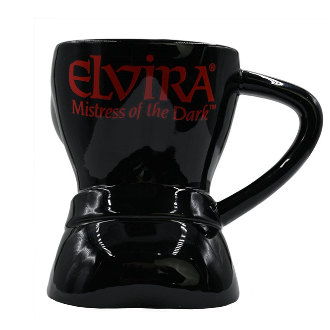 Elvira Body Ceramic Coffee Mug by Kreepsville 666