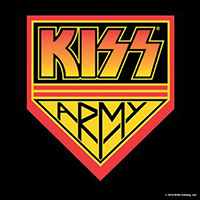 Kiss- Kiss Army cork coaster