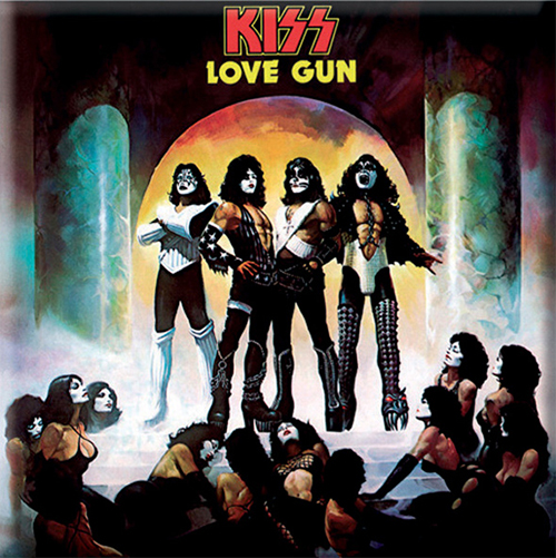 Kiss- Love Gun magnet