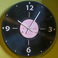 Vintage Recycled LP Wall Clock by Vinylux- Ziggy Marley