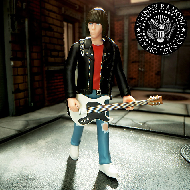 Ramones- Johnny Ramone ReAction Figure by Super 7