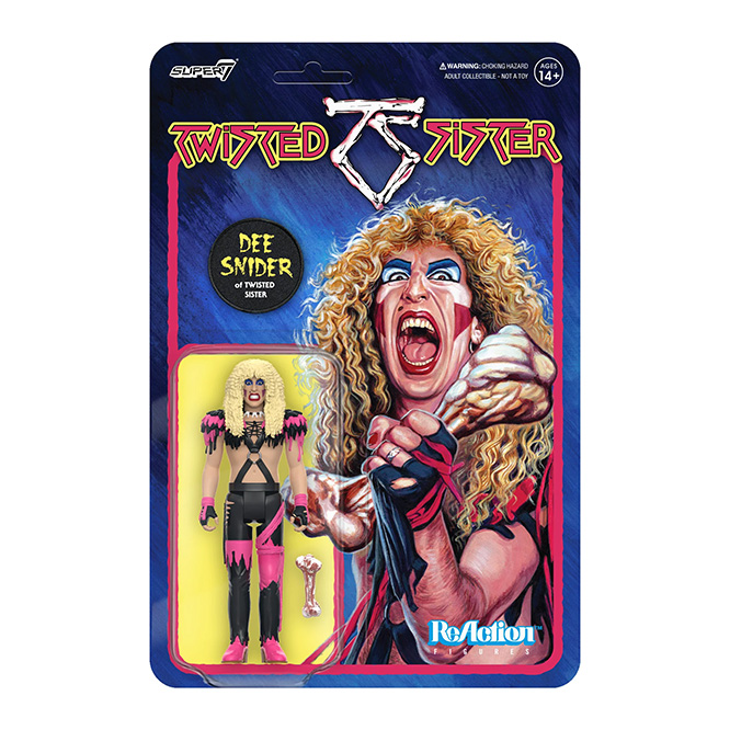 Twisted Sister- Dee Snider ReAction Figure by Super 7