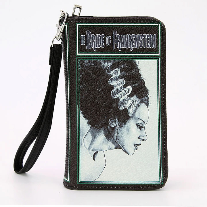 Bride of Frankenstein Book Clutch Wallet by Comeco 