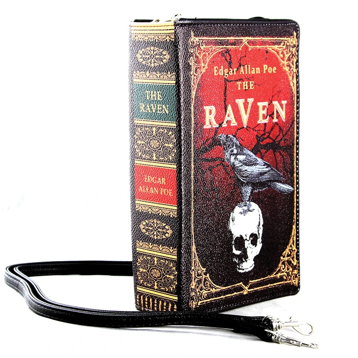 The Raven Vintage Book Clutch Bag by Comeco 