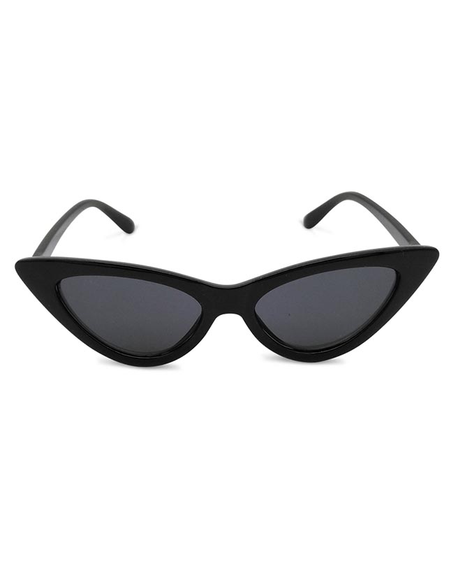Kids Six Bunnies Retro Cat Eye Sunglasses - Black - SALE