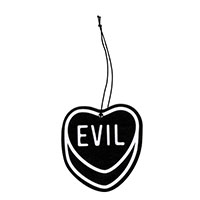 Evil Candy Heart Air Freshener by Sourpuss