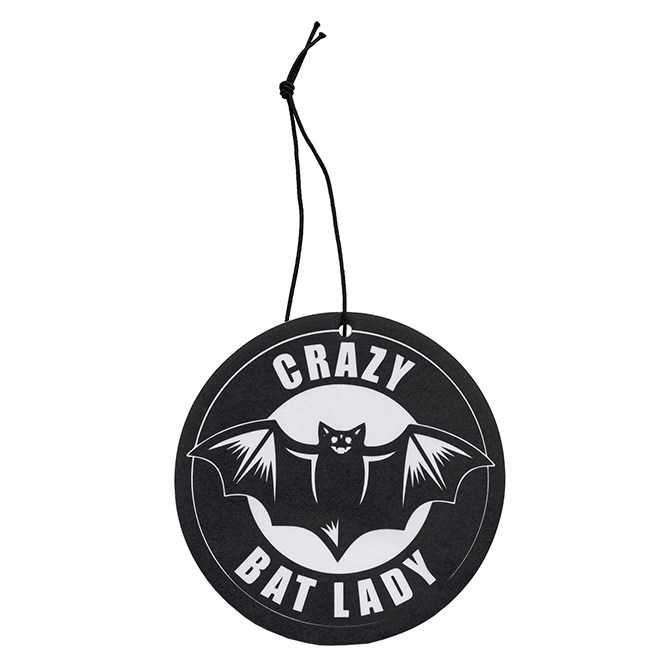 Crazy Bat Lady Air Freshener by Sourpuss