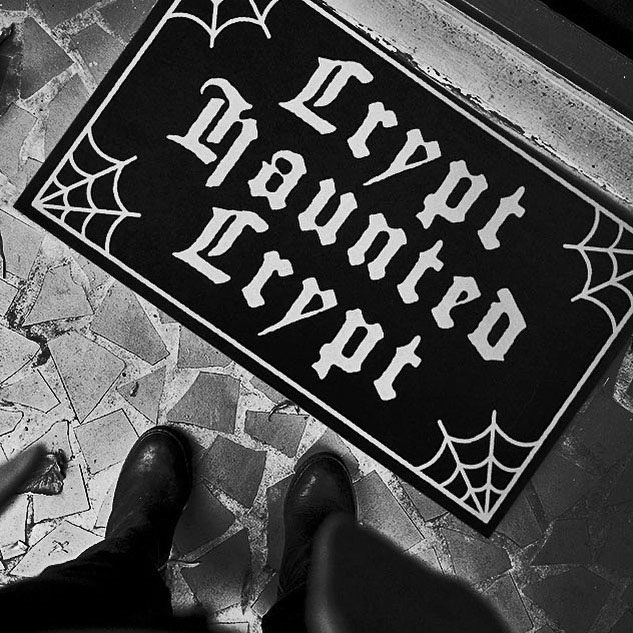 Haunted Crypt Doormat Rug by Sourpuss