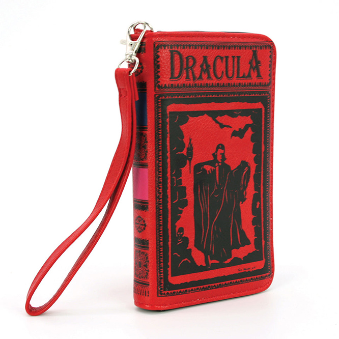Dracula Book Clutch Wallet by Comeco - in Red
