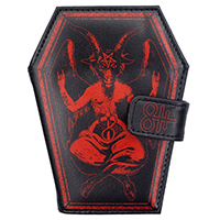 Baphomet Coffin Vinyl Wallet by Kreepsville 666