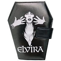 Elvira Vinyl Coffin Wallet from Kreepsville 666 - Classic Logo