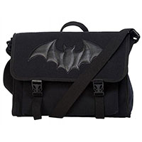 Bat Frenzy Messenger Bag by Banned Apparel