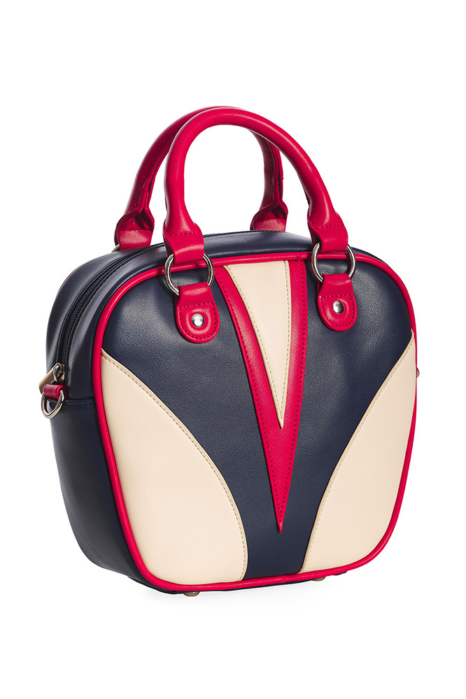 Superstar Mod Mini Bowling Handbag by Banned Apparel