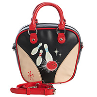 Star Strike Mini Bowling Handbag by Banned Apparel