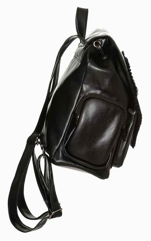 gothic plush backpack