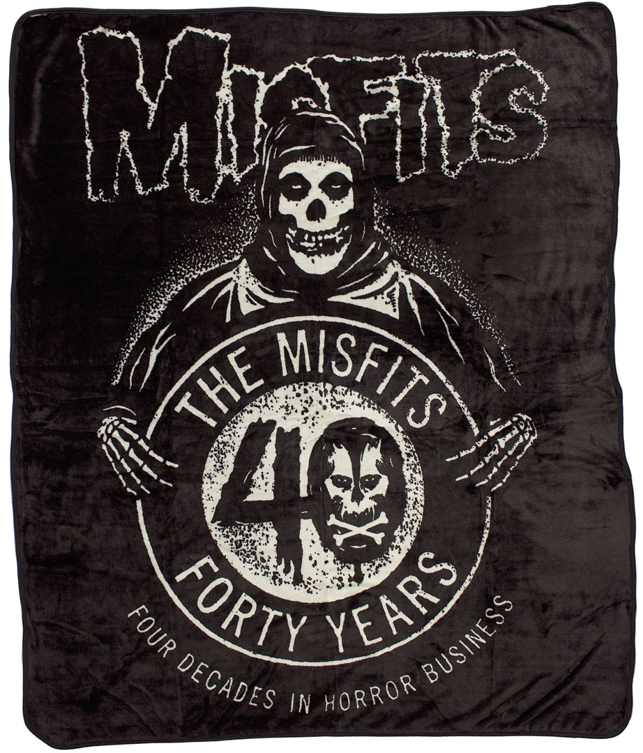 Misfits- 40 Years Fleece Blanket