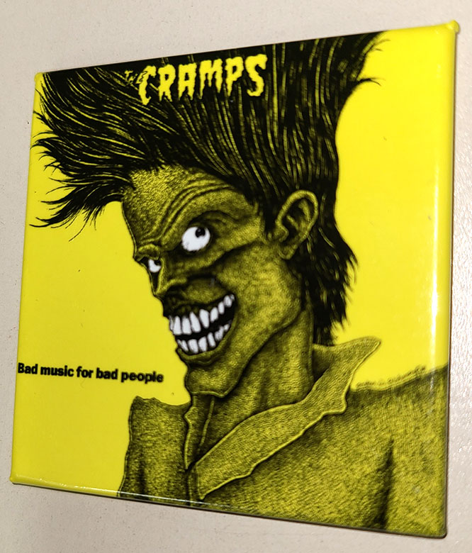Cramps- Bad Music For Bad People magnet