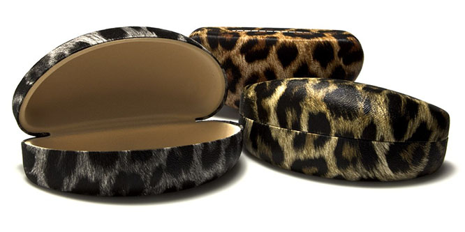 Leopard Print Hard Case for Glasses / Sunglasses- SALE